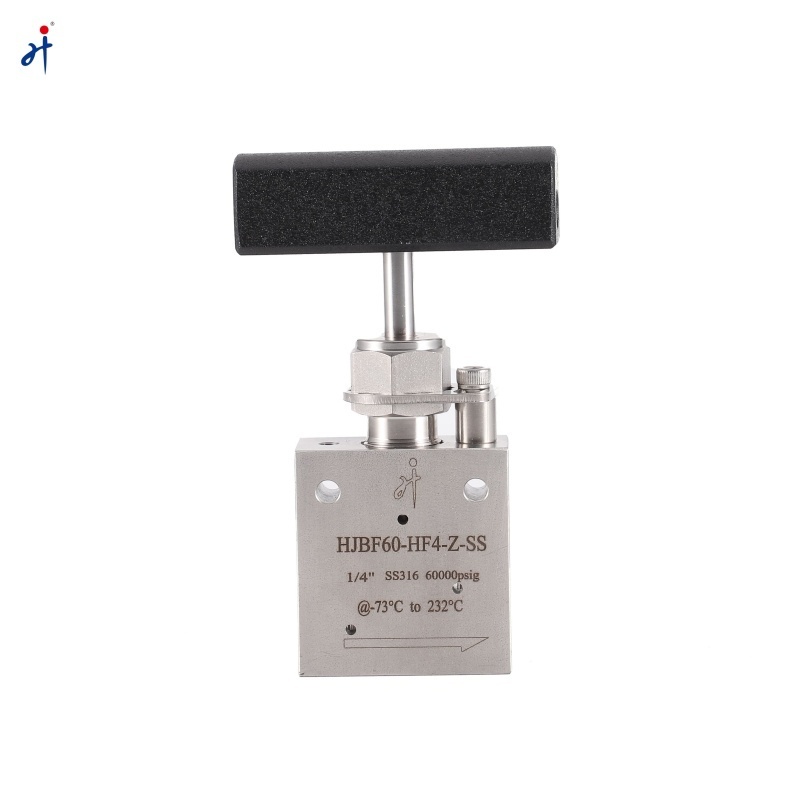 1/4″ 60000psi Ultra-High Pressure Needle Valve Straight Type